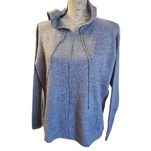 New NAP Loungewear Heverly Wool Hoodie size Medium Relaxed Soft Gray Athleisure